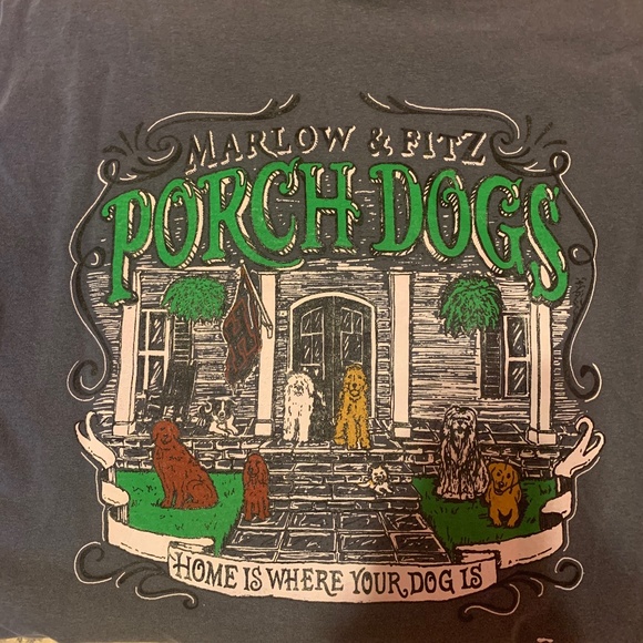 Simply Southern Tops - ☀️ 3 for $30 NWOT Cute Navy Blue/Grey Comfort Color Dog Shirt